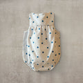  Blanco con motas azules