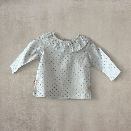 Camisa muselina. Plumeti