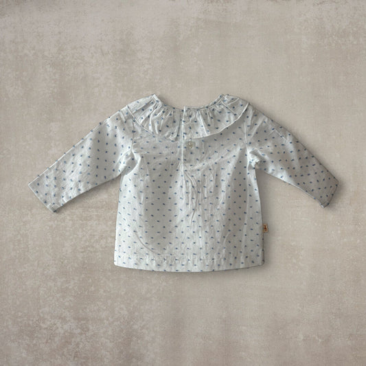 Camisa muselina. Plumeti