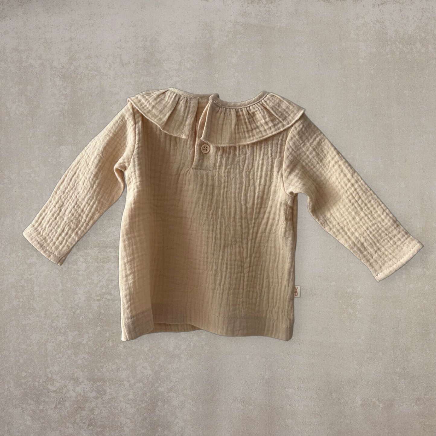 Camisa muselina beige