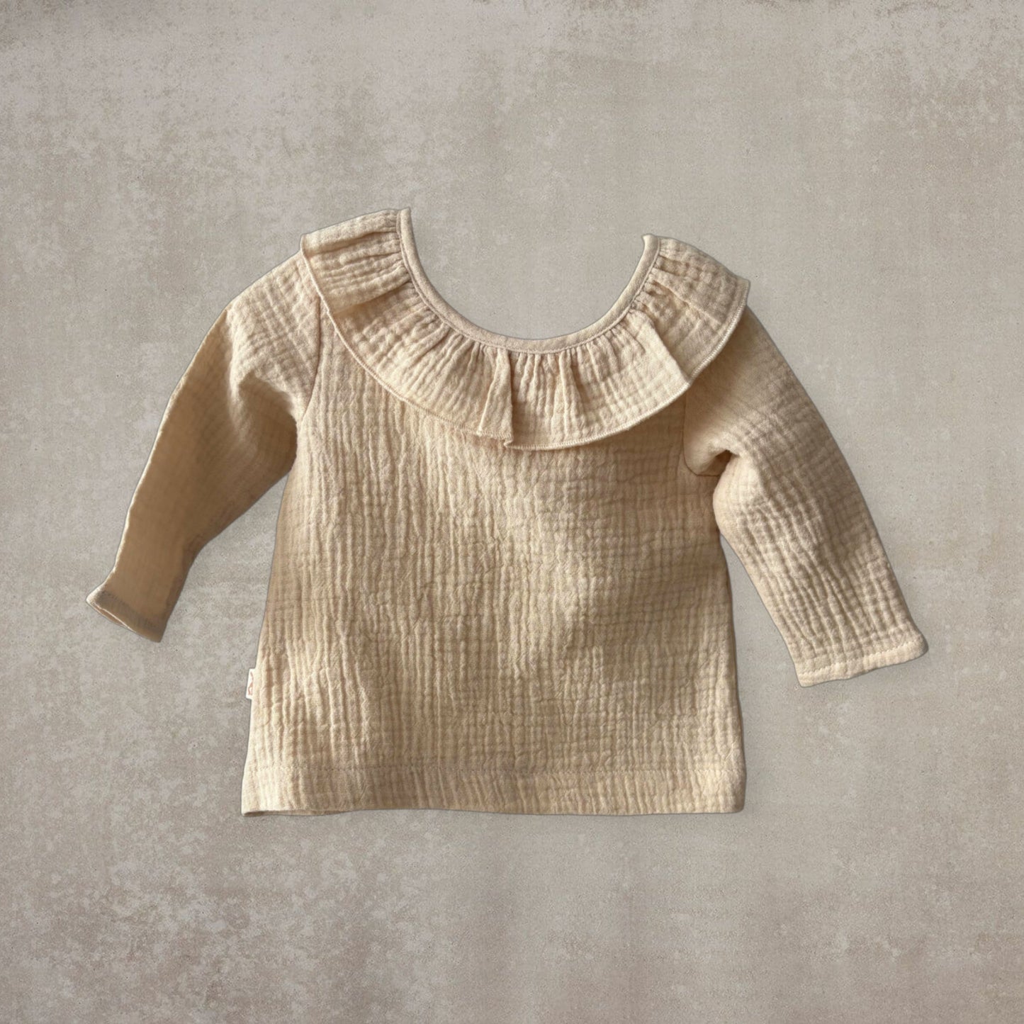 Camisa muselina beige
