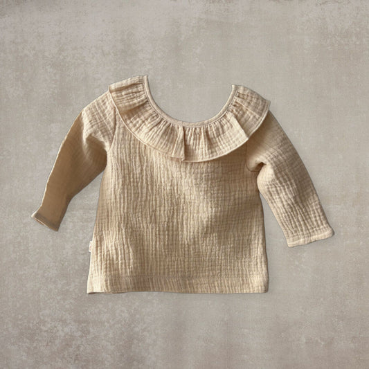 Camisa muselina beige
