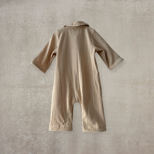 Pijama mono beige