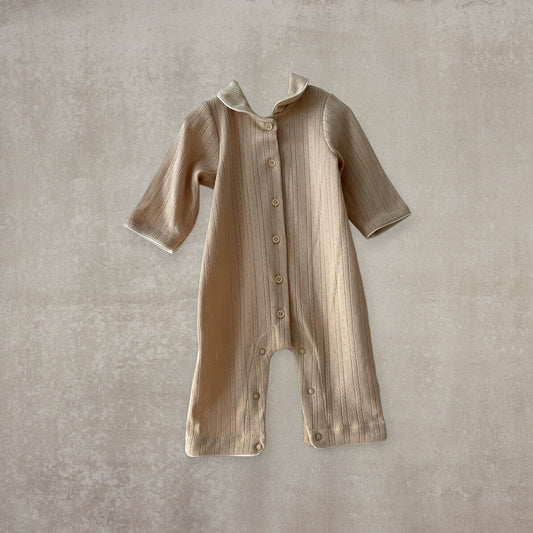 Pijama mono beige