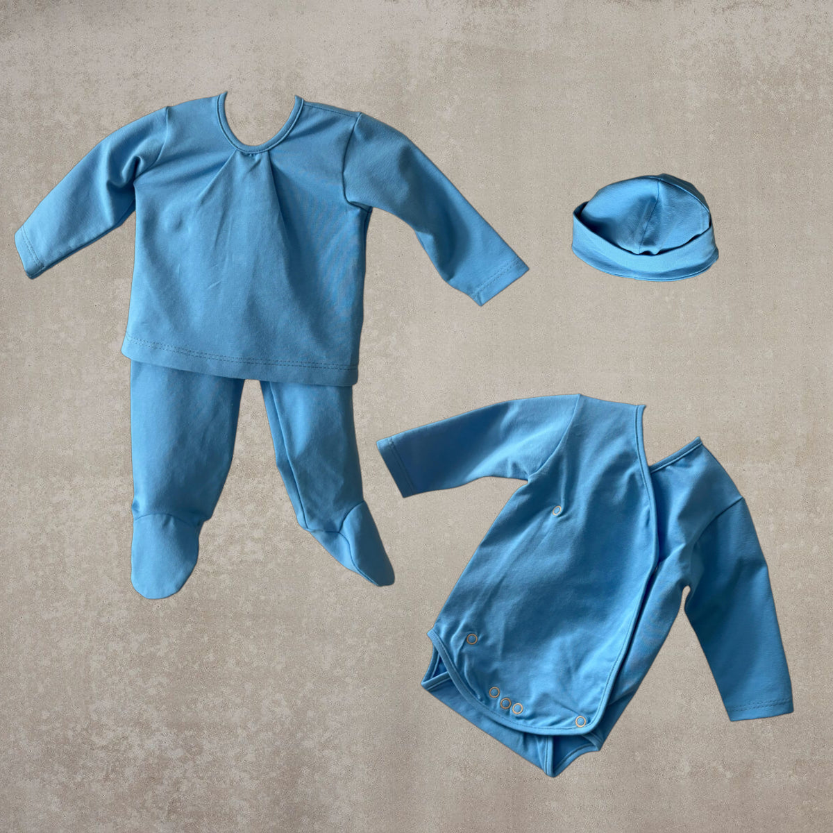 Primera puesta. Conjunto 4 piezas liso